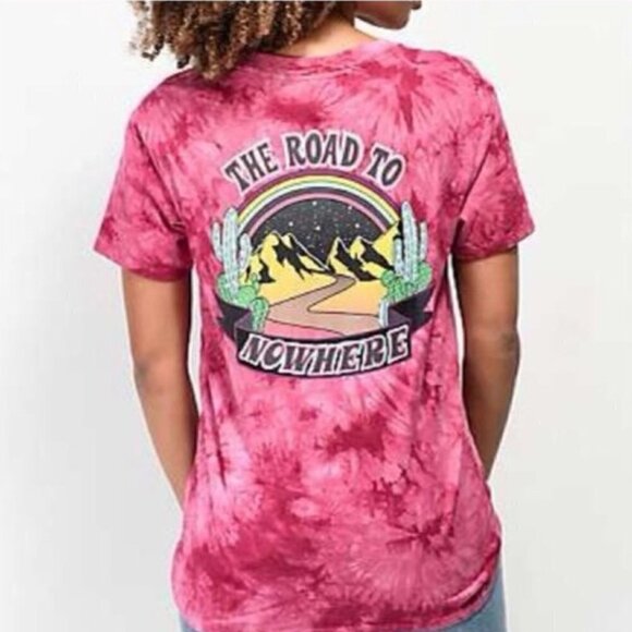 PacSun Empyre Red Tie Dye T-Shirt XS - Picture 1 of 4